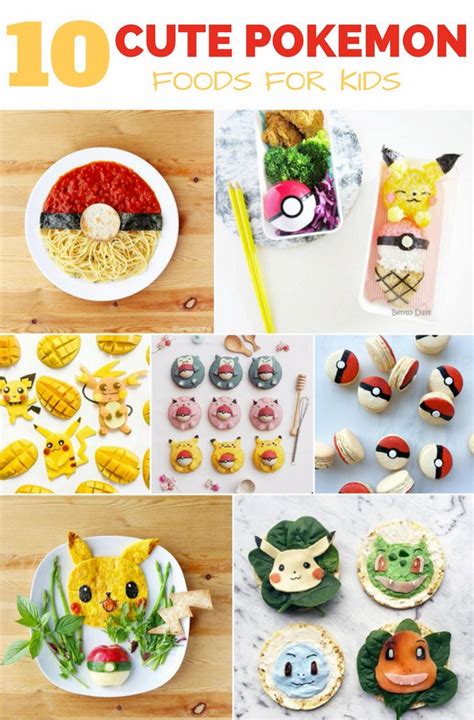 pokemon food ideas|food inspired pokemon.